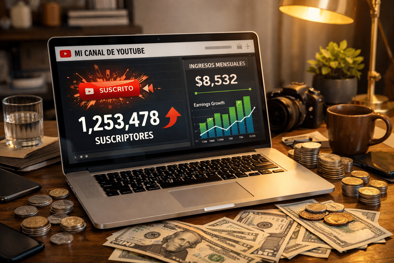 Ganar dinero con YouTube