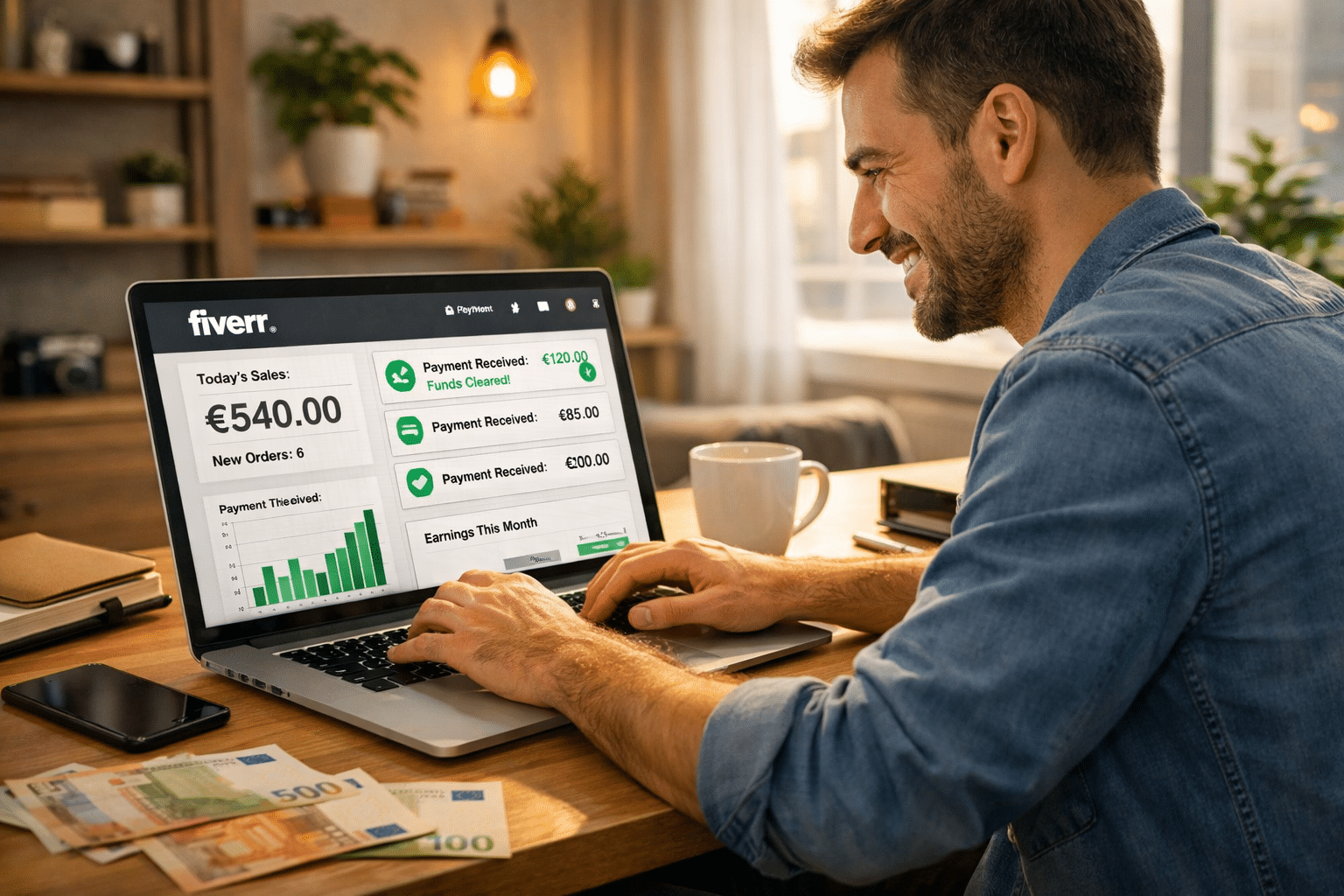 ganar dinero en fiverr