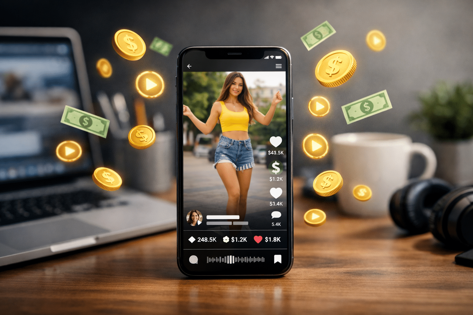 ganar dinero con TikTok