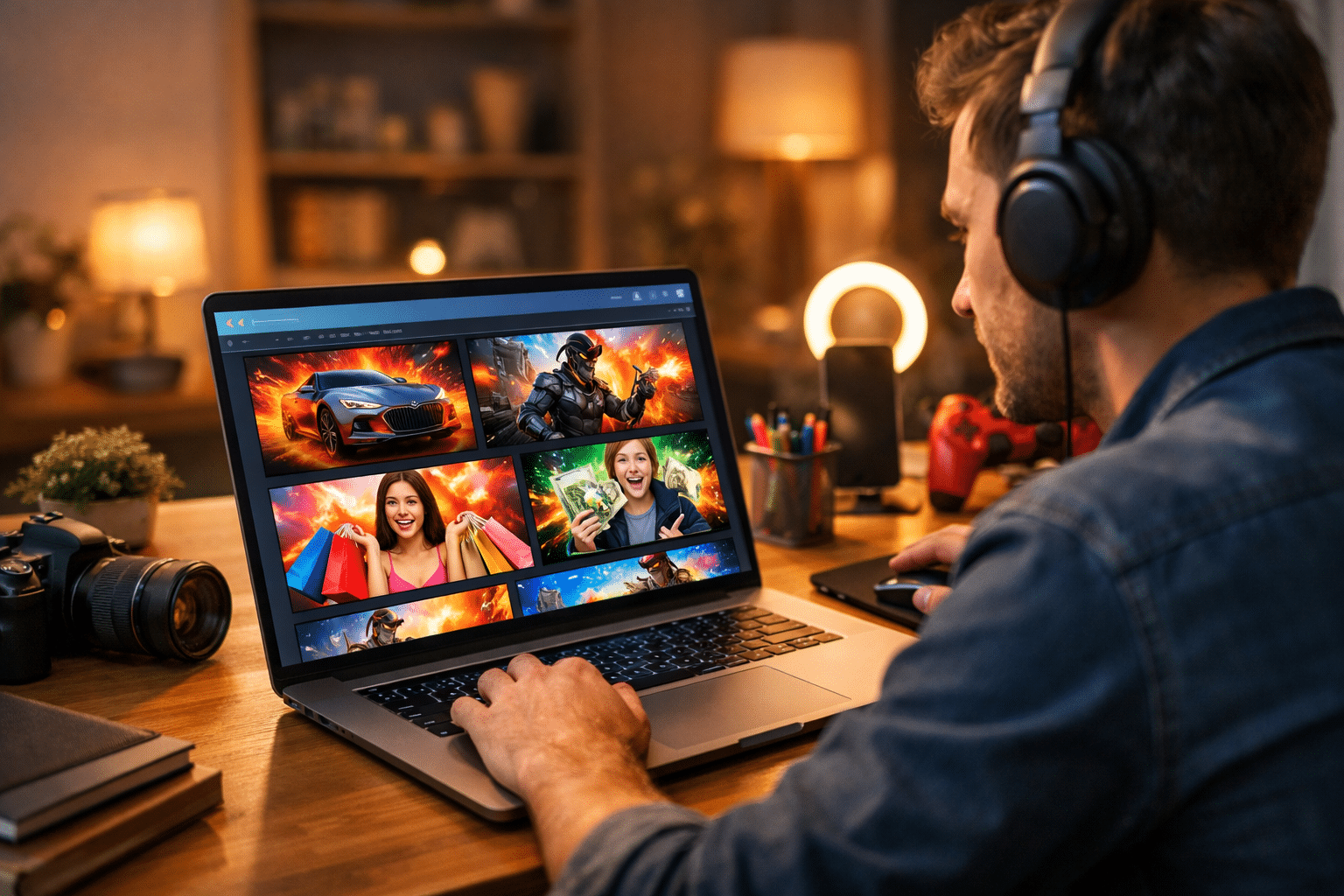 Crear miniaturas para YouTube y cobrar por ello