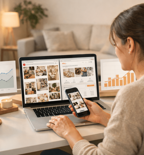 Ganar dinero con Pinterest llevando tráfico a Etsy