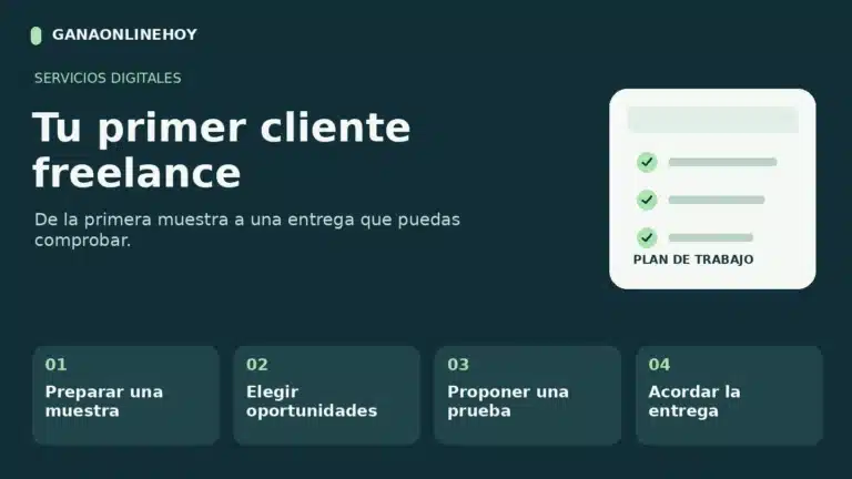 Cómo conseguir tu primer cliente freelance con una propuesta concreta