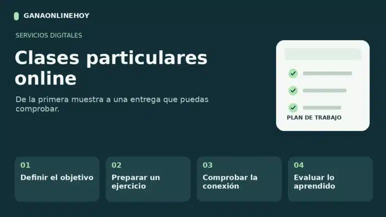 Dar clases particulares online: prepara una primera sesión útil