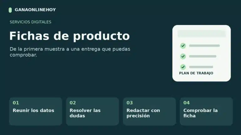 Redactar fichas de producto para tiendas online: cómo ofrecer el servicio